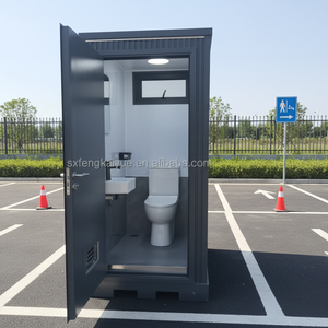 Unité de toilettes portables haut de gamme, <span class=keywords><strong>WC</strong></span> mobile moderne, structure en panneaux sandwich pour hôtel de villégiature - Product Image 1