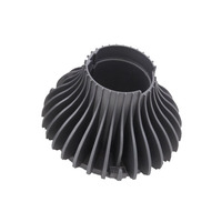 Disipador de Calor para LED y Motor de Uso Industrial, Personalizado, de Alta Calidad, de Aleación de Aluminio Fundido a Presión, con Recubrimiento en Polvo y Mecanizado CNC