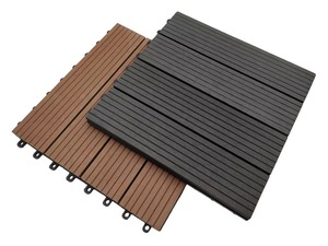 Piastrelle Moderne per Esterni a Incastro, Pavimentazione in Legno per Giardino, Balcone e Parco, Bellissime Piastrelle Composite Ecologiche Fai-da-Te - Product Image 2