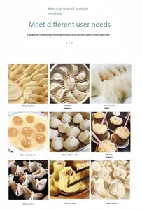 Otomatik Ev Tipi Motorlu Masaüstü Küçük Tahıl Ürünleri Papad Momo Empanada Samosa Gyoza Wonton Mantı Yapıcı Hamur Açma Makinesi - Product Image 5
