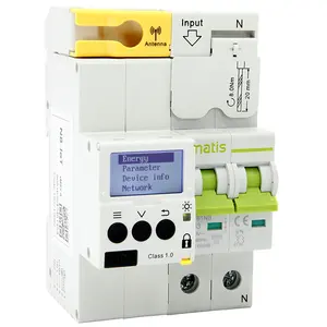 Uur Monitor Power Analyzer Elektrische Drie Fase Digitale 3 Lcd Elektronische Smart Din Rail Kwh Energie Meter