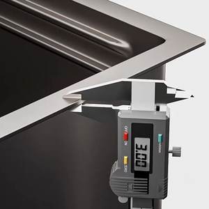 Fregadero de Cocina de Montaje Superior Duradero con Cubeta Profunda y Reducción de Ruido para Uso en Hogares y Apartamentos Modernos - Product Image 4