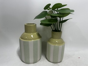 Florero de cerámica moderno elegante para decoración de boda al por mayor, soporte para decoración del hogar, florero de flores <span class=keywords><strong>artificiales</strong></span> - Product Image 4