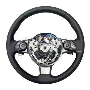 Volante de cuero completo compatible con Toyota Hilux Fortuner Camry Land Cruiser <span class=keywords><strong>Gr</strong></span> <span class=keywords><strong>Corolla</strong></span> Hiace 86 Mark X Prado 120 Yaris - Product Image 2