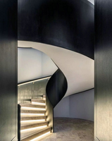 Sk61 — idées d'escaliers incurvés à led, échelle en spirale, éclairage d'escaliers, maison, prix en gros