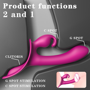 S-Hande Lesbischer Vibrator Realistischer Umschnalldildo mit Vibration G-Punkt-Stimulator Weicher Silikon Lesbischer Tragbarer Dildo - Product Image 3