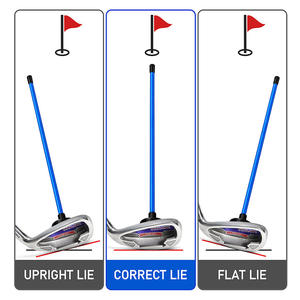 Indicateur de direction pour entraînement de swing de golf, aide à la pratique, correcteur de swing, bâton indicateur d'enseignement pour club, pratique de swing, bleu - Product Image 4