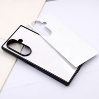 Coques de téléphone vierges pour sublimation, ultra-fines, antichoc, en PC souple, pour transfert thermique, compatibles Z Fold 7/6/5/4