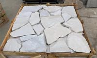 Carrelage en marbre blanc de qualité supérieure SHIHUI, pavé irrégulier, pour projets de construction en extérieur et en intérieur, pavage irrégulier en marbre