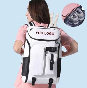 Sac à dos de tennis avec logo imprimé, nom, compétition, sac de raquette de sport avec boîte à chaussures, sac de raquette de badminton personnalisé, sac de sport - Product Image 1