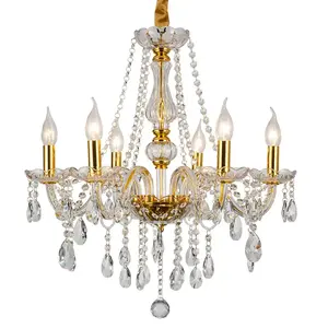 Lamp Chandelier Pendant High Ceiling Light Stairs Lobby Crystal Hanging Led Glass French Empire Modern Luxury Custom Czech Metal