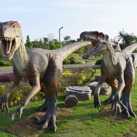 Modèle de dinosaure animatronique réaliste électrique pour parc d'attractions
