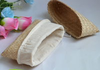 Boîte cadeau en bambou naturel de petite taille, forme carrée, vente en gros personnalisée
