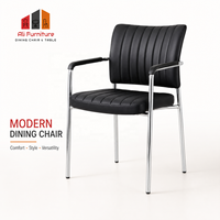 Chaise de bureau moderne pour personnel, directement de l'usine, avec structure métallique robuste, chaise d'accueil pour invités, approvisionnement en gros avec service de personnalisation du logo
