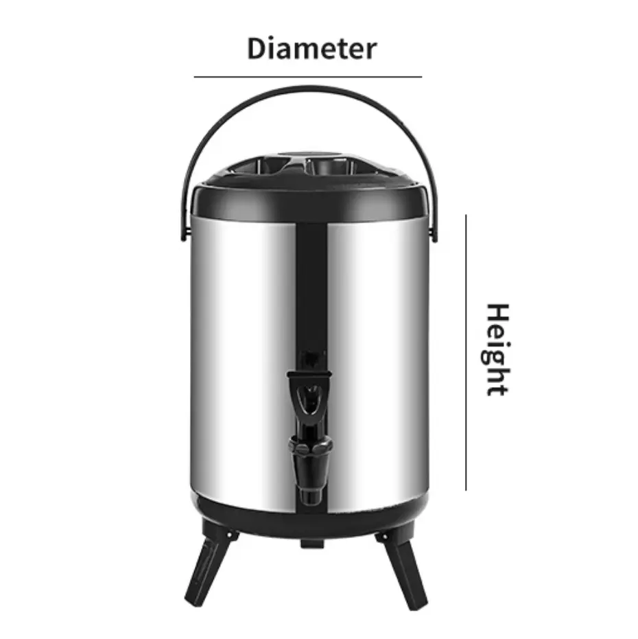 1pcs MOQ mobile drinking dispens of Coffee Milk Tea Heat Preservation Bucket in beer tower keg dispenser