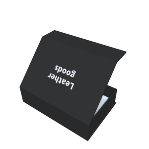 Các tông màu đen giấy bao bì Ví vành đai Hộp quà tặng tùy chỉnh bao bì hộp cho vành đai chất lượng cao Thiết kế vành đai hộp giấy - Product Image 4