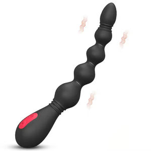 Pemijat Plug Anal elektrik kualitas tinggi ukuran Mini 9 mode getaran 1.5 jam pengisi daya favorit getaran kuat untuk pria - Product Image 4