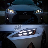 Kit de conversion d'accessoires automobiles MAICTOP, kit de carrosserie pour pare-chocs avant et arrière pour Lexus IS250 300 2006-2012, mise à niveau vers le modèle 2021