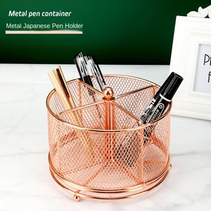 Fournitures <span class=keywords><strong>de</strong></span> <span class=keywords><strong>bureau</strong></span> porte-stylo rotatif creux en or <span class=keywords><strong>rose</strong></span> pour <span class=keywords><strong>bureau</strong></span> boîte <span class=keywords><strong>de</strong></span> rangement <span class=keywords><strong>de</strong></span> stylo en métal personnalisée porte-crayon <span class=keywords><strong>de</strong></span> rangement <span class=keywords><strong>de</strong></span> <span class=keywords><strong>bureau</strong></span> - Product Image 2