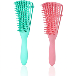 Cepillo de Pelo de Plástico con Ocho Filas Tipo Pulpo para Masaje y Desenredado, Venta al por Mayor de Fábrica para Mujeres - Product Image 1