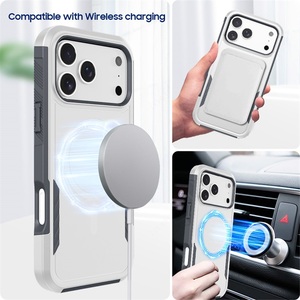 Coque de téléphone portable magnétique antichoc de haute qualité pour iPhone 17 18 Pro Max, antidérapante, anti-chute, personnalisable - Product Image 3