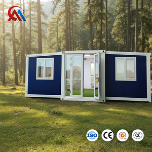 Casa Contenedor Desmontable y Expandible de 40 pies, Resistente, Tipo Flat Pack, con Sala de Estar, Baño y WC, la Mejor Compra - Product Image 1