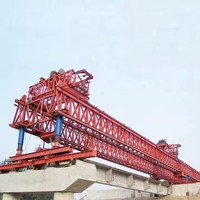 Grúa móvil de doble haz de 500 toneladas, máquina de construcción tipo armazón para Puente, lanzador de hormigón, motor de montaje, Grúas puente