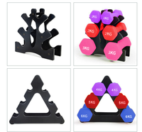 Ensemble d'haltères en acier antidérapant Yunfa YF-002, revêtement vinyle, léger, durable, logo personnalisé, 5 kg, ISO9001, musculation