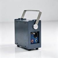 1.0% Printer Terintegrasi Pencetakan Instan Penyimpanan Data Kartu SD Pengukur Aliran Ultrasonik Portabel