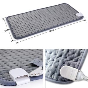 Hot Sale Electric Pad <span class=keywords><strong>Massage</strong></span> gerät Kohle faser Fernbedienung Temperatur gesteuertes wasch bares Polyester Hot Pack für die Hals schulter - Product Image 2