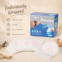 MummyFriend Almohadillas Absorbentes Desechables Tridimensionales y Transpirables para Lactancia, con Pulpa de Madera SAP y Tela No Tejida de Aire Caliente para Maternidad
