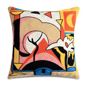 Custom Picasso Abstract <strong>Throw</strong> Pillows Cushion <strong>Cover</strong> Home Decorative <strong>Sofa</strong> Seat Embroidery Cushion <strong>Cover</strong> - Product Image 2