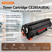 Kartrid Toner Kompatibel CE285A 85A, Pengganti Hitam untuk HP CE285A 85A, Printer Laser P1102 P1102w M1132 M1212nf M1217nfw