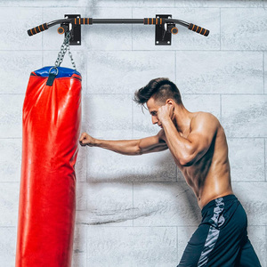 <span class=keywords><strong>Barra</strong></span> de <span class=keywords><strong>dominadas</strong></span> de acero 4 en 1 con palanca de brazo para montaje en <span class=keywords><strong>pared</strong></span>, asas antideslizantes, entrenamiento de cuerpo completo, uso doméstico, portátil, duradero, personalizable - Product Image 3