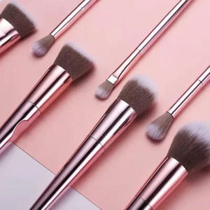 2024 nouveaux pinceaux de <span class=keywords><strong>maquillage</strong></span> végétaliens esthétiques avec logo haute qualité marque privée 10 pc ensemble de pinceaux de <span class=keywords><strong>maquillage</strong></span> <span class=keywords><strong>kit</strong></span> de pinceaux de beauté de luxe - Product Image 3