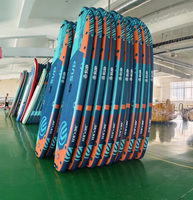 Planche de paddle gonflable OEM E SUP 11'6x32" avec ailerons, sac à dos, pagaie en aluminium et pompe manuelle - Garantie 2 ans - Pour lacs, rivières et surf