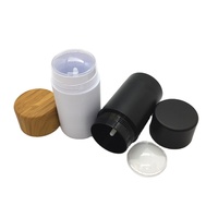 Conteneur vide pour déodorant en stick rond solide 30ml 50ml 75ml Tube à visser Remplissage par le bas Emballage en gros Déodorant en stick logo