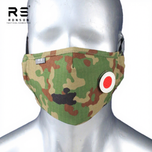 Masker Taktis Kamuflase Luar Ruangan Musim Dingin Dapat Disesuaikan Setengah Wajah Kustom Perlindungan PM2.5 Patch Dapat Diganti Tahan Air Tahan Angin - Product Image 6