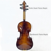 Kit Violon Allemand 4/4 AIYI VA08 Direct Usine, Érable Ondulé Flammé Verni, Épicéa – Prix de Gros Pas Cher, Haute Qualité
