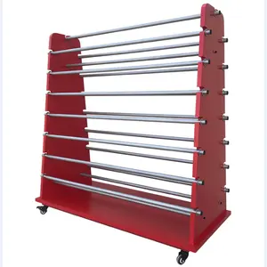 Angepasst rolle typ tapete teppich teppich stoff display rack