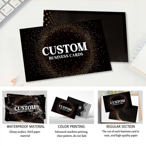 Cartes de visite personnalisées imprimées pour professionnels et entrepreneurs, coins arrondis carrés, pour les occasions professionnelles, <span class=keywords><strong>carte</strong></span> recto-verso - Product Image 5