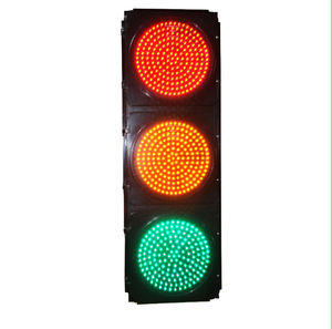 Feu de signalisation à LED pour la sécurité routière avec lampe plein écran Matériaux PC et panneau solaire de taille OEM Prix réduit - Product Image 1