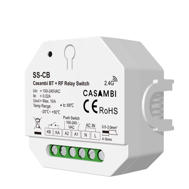 Skydance Newest Casambi & RF2.4G Relay Switch SS-CB Smart Led Lighting Controller Wireless Remote Control