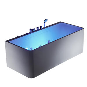 Design Freistehende Big Air Jet Bubble 2 Personen Funktionelle Acryl Hydro Spa <span class=keywords><strong>Massage</strong></span> Glas Whirlpool Badewanne - Product Image 4