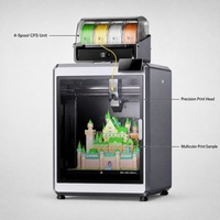 K2 Plus Combo Printer 3D FDM Otomatis Pencetakan Satu Warna CFS Smart Al Camera Auto Leveling Direct Drive Prototyping Baru