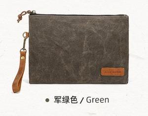 Pochette per il trucco <span class=keywords><strong>da</strong></span> viaggio <span class=keywords><strong>da</strong></span> uomo personalizzata all'ingrosso con cerniera in tela cerata Vintage impermeabile con lebel privato - Product Image 6