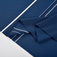 Tejido de nailon elástico transpirable de jacquard de moda al por mayor, 92% nailon 8% elastano teñido en hilo para camisa polo