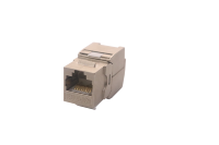 Modul Ethernet Keystone Jack FTP RJ45 Cat6 Berpelindung Logam Premium untuk Lingkungan dengan EMI Tinggi
