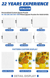 <span class=keywords><strong>Puzzle</strong></span> de Noël personnalisé imprimé par sublimation, <span class=keywords><strong>1000</strong></span> pièces, <span class=keywords><strong>puzzle</strong></span> en carton imprimable - Product Image 4