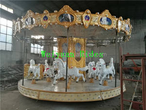 Offre Spéciale thème de luxe 24 places grand carrousel cheval parc des expositions attraction enfants manèges utilisé carrousel cheval à <span class=keywords><strong>vendre</strong></span> - Product Image 2
